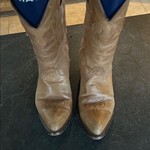 Durango Western Cowboy Cowgirl Boots Pointy Toe Distressed Brown‎ Womens size 7 - Picture 3 of 11